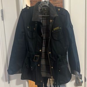 Barbour International Original Wax Belted Jacket
